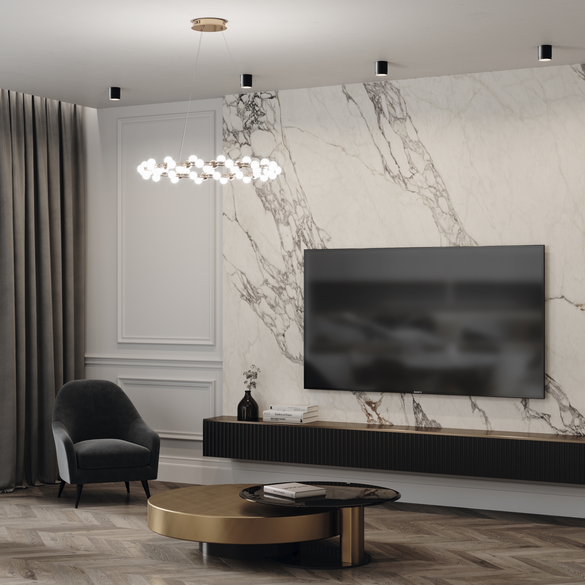 Картинка Потолочный светильник Technical C088CL-GX53-B