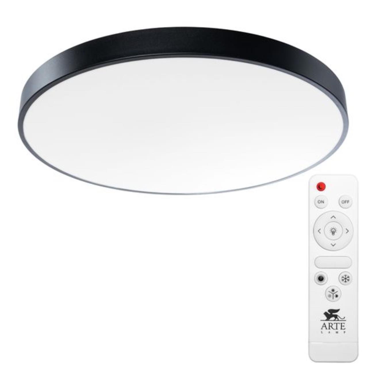 Картинка Потолочный светодиодный светильник Arte Lamp Arena A2673PL-1BK