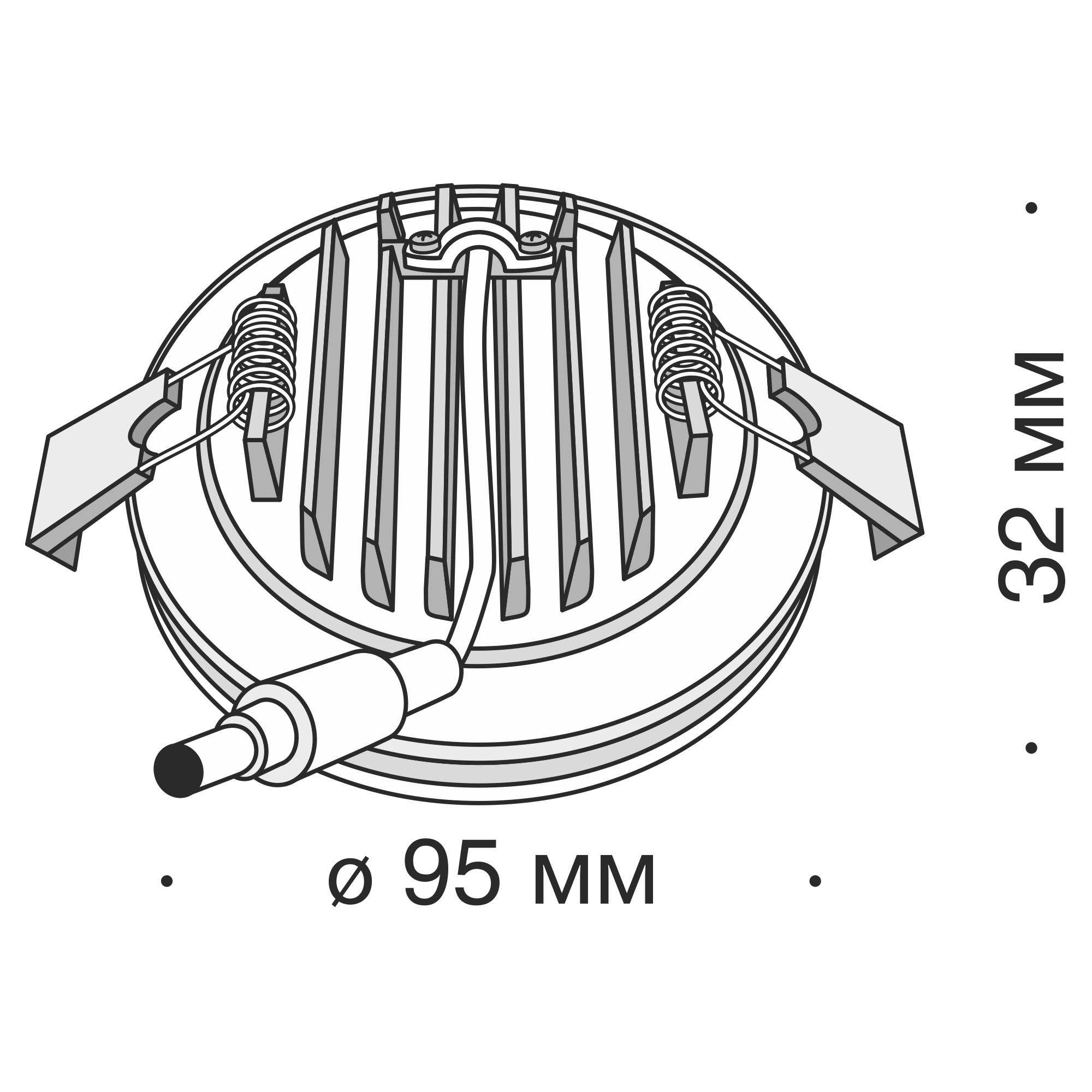 Картинка Встраиваемый светодиодный светильник Maytoni Phanton DL303-L12B