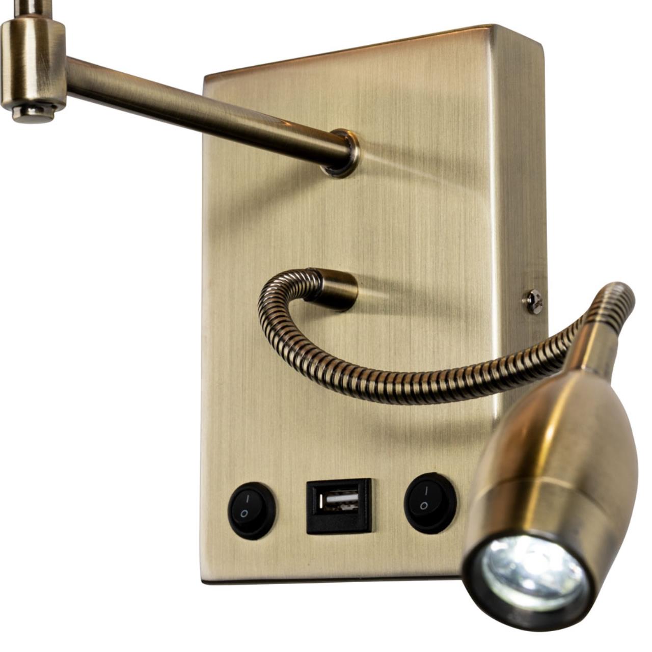 Картинка Бра Arte Lamp Elba A2581AP-2AB