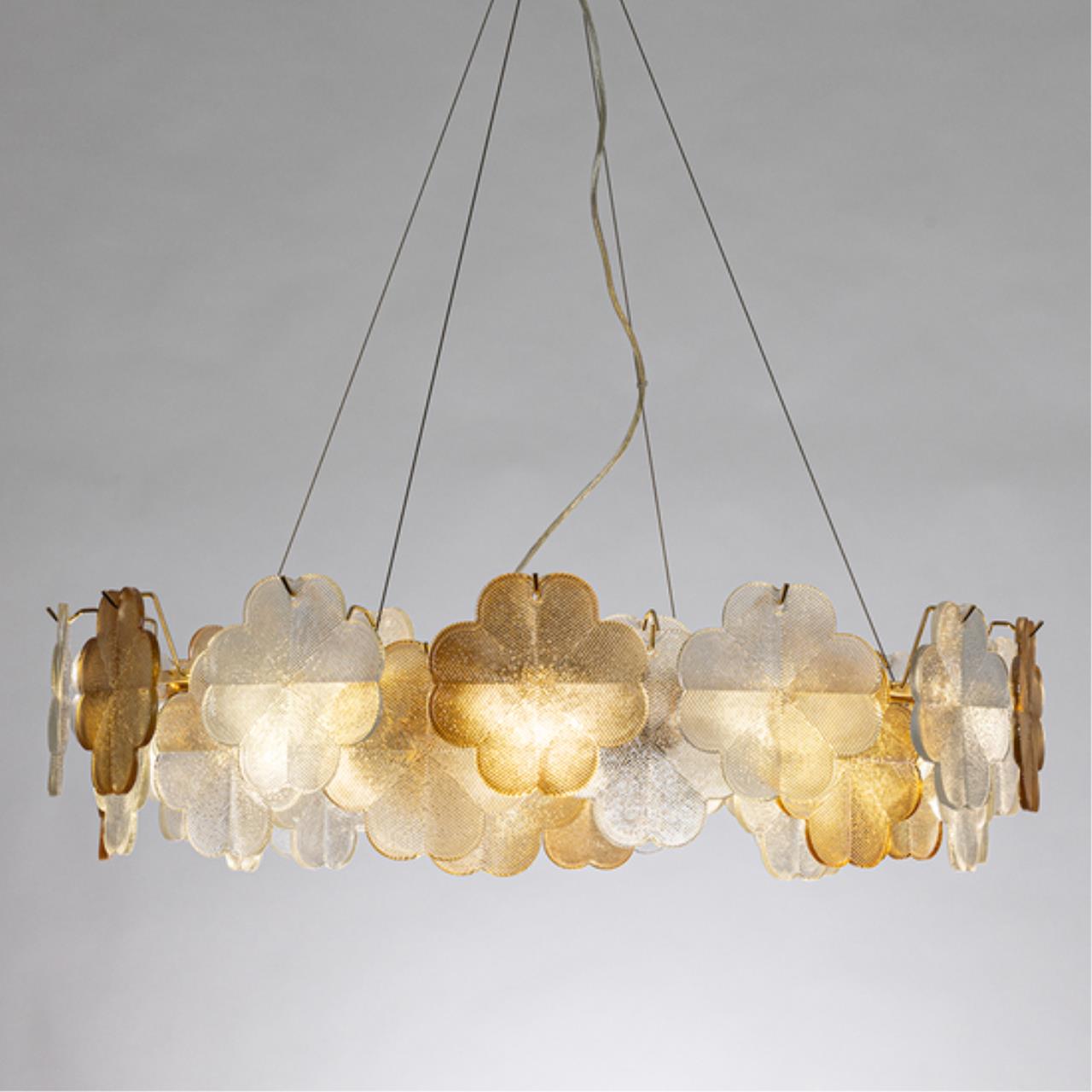 Картинка Подвесной светильник Arte Lamp MALLIKA A4077SP-10GO