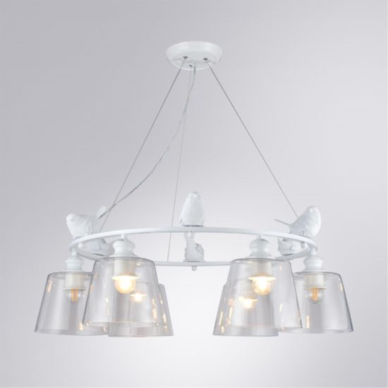 Картинка Подвесная люстра Arte Lamp Passero A4289LM-6WH