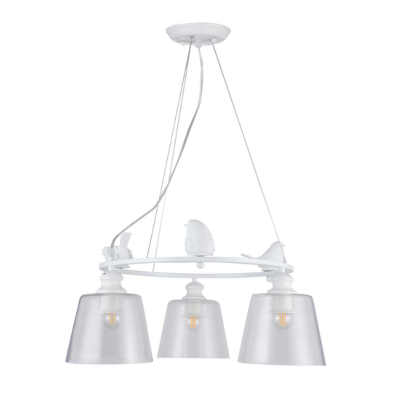 Картинка Подвесной светильник Arte Lamp Passero A4289LM-3WH