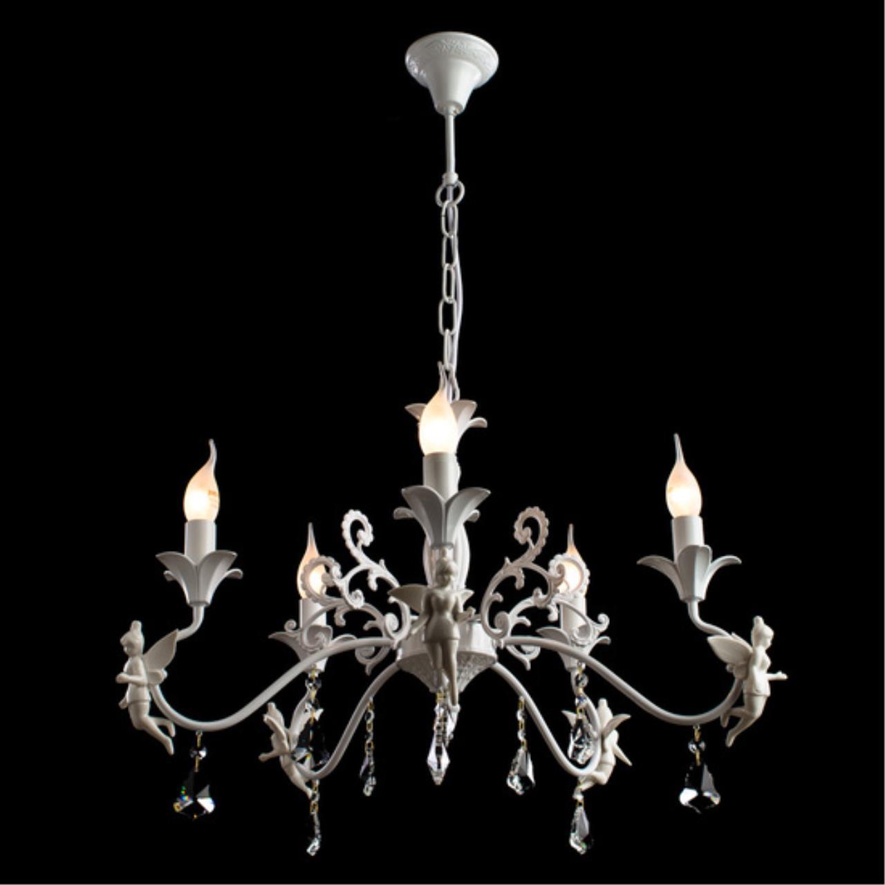 Картинка Подвесная люстра Arte Lamp Angelina A5349LM-5WH