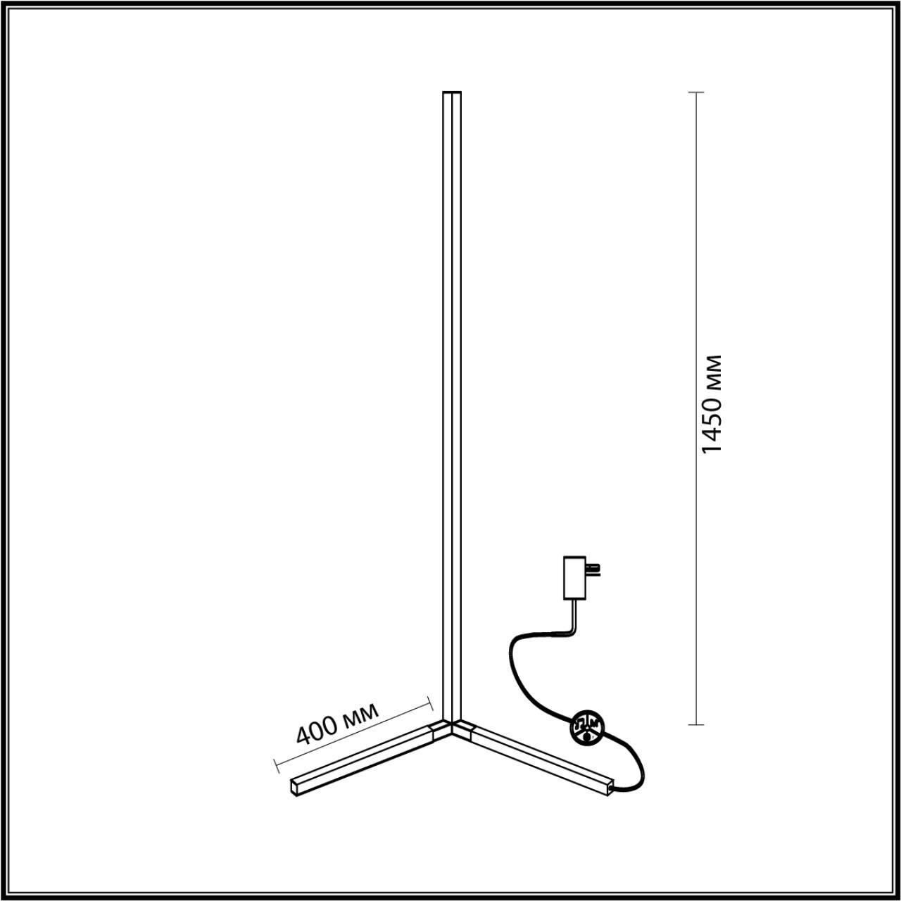 Картинка Торшер Odeon Light Hightech Fillini 4335/6FL