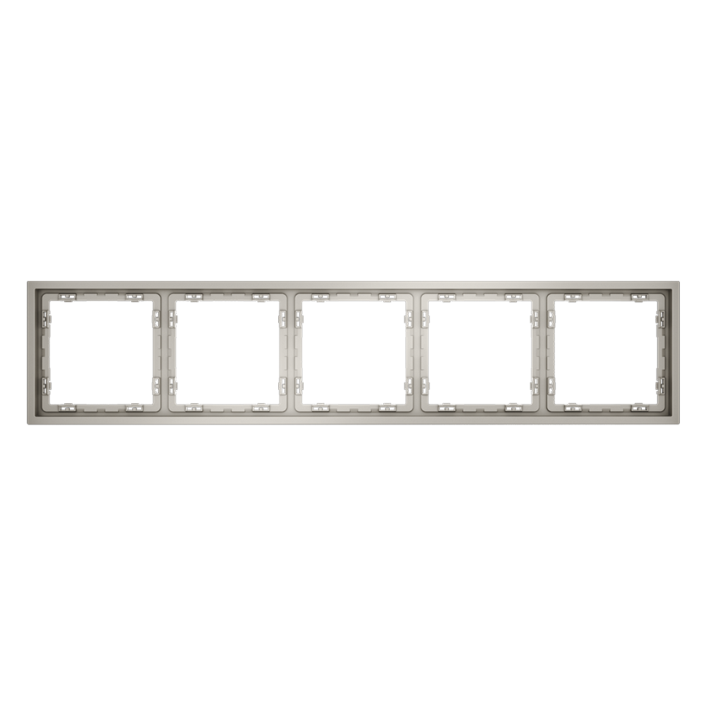 Картинка Рамка пластиковая VOLTUM S70 на 5 постов, (кашемир) VLS100503