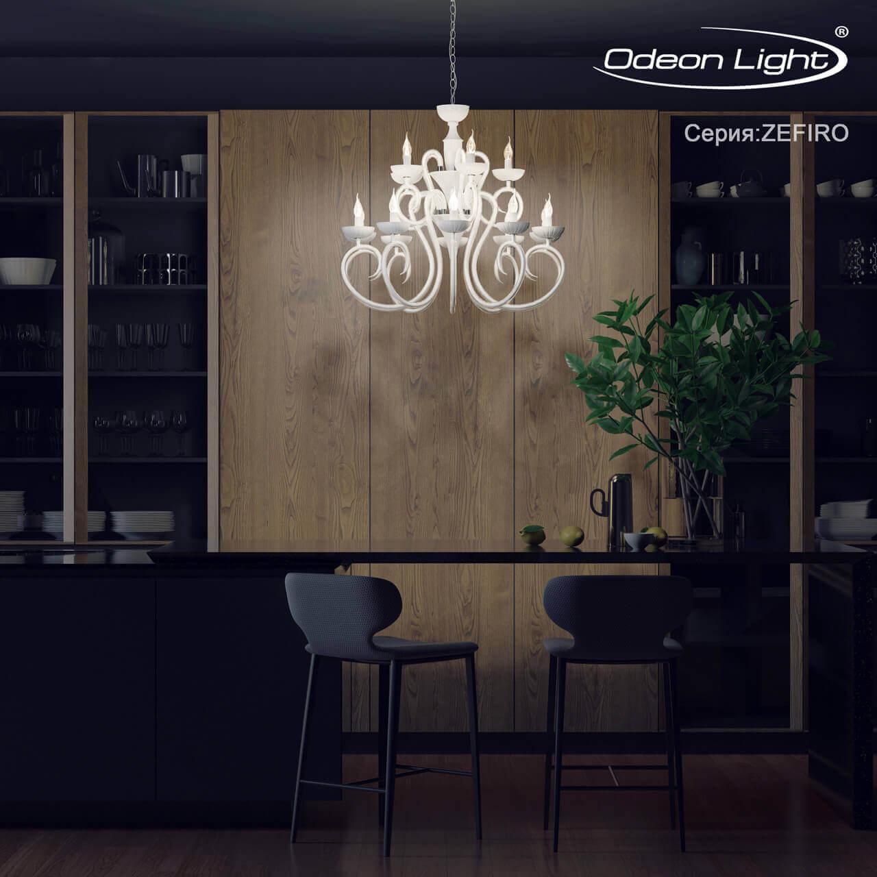 Картинка Подвесная люстра Odeon Light Zefiro 3932/15