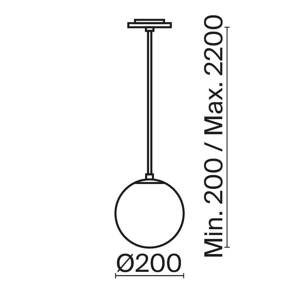 Картинка Подвесной светильник Technical P039PL-5W3K-20INS-B