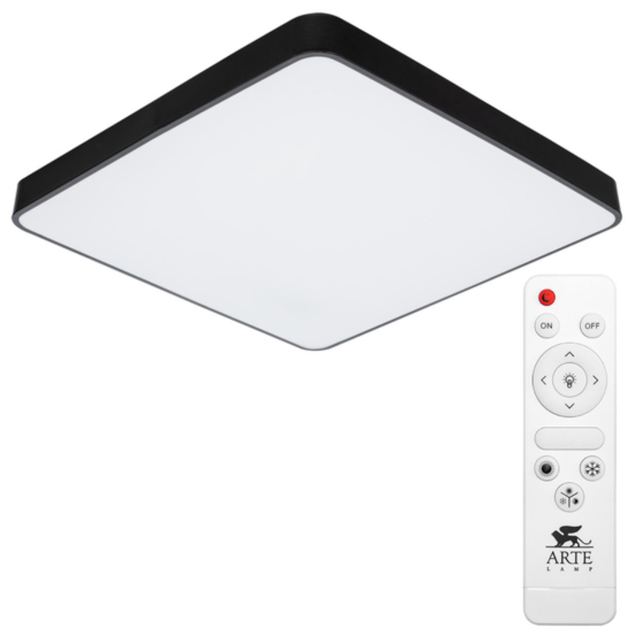 Картинка Потолочный светодиодный светильник Arte Lamp Scena A2669PL-1BK