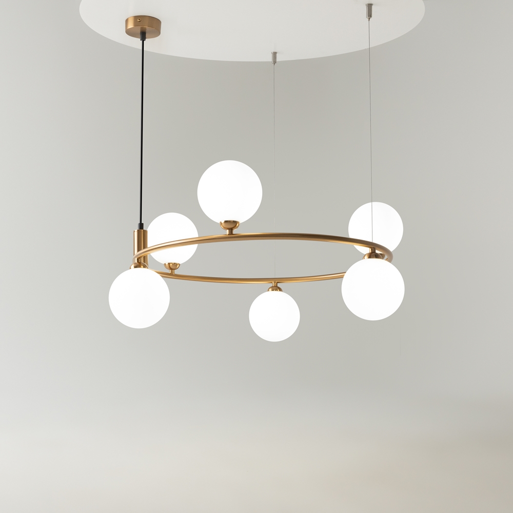 Картинка Подвесной светильник Maytoni MOD013PL-06BS1 Ring