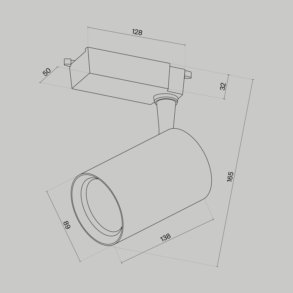 Картинка Трековый светильник Technical TR003-1-15W3K-M-B Vuoro