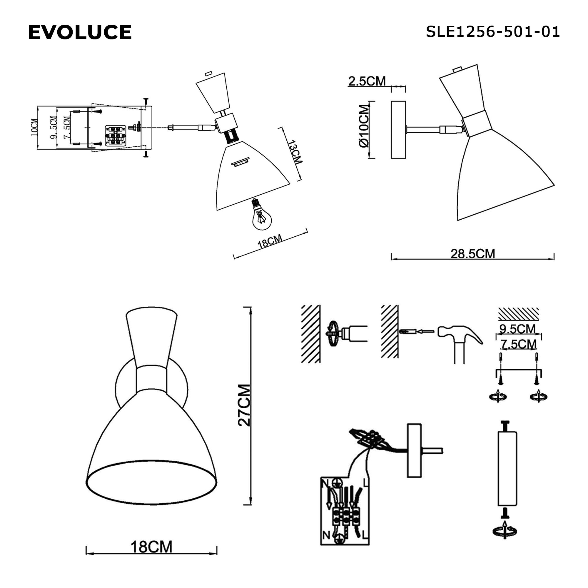 Картинка SLE1256-501-01 Бра VISTA