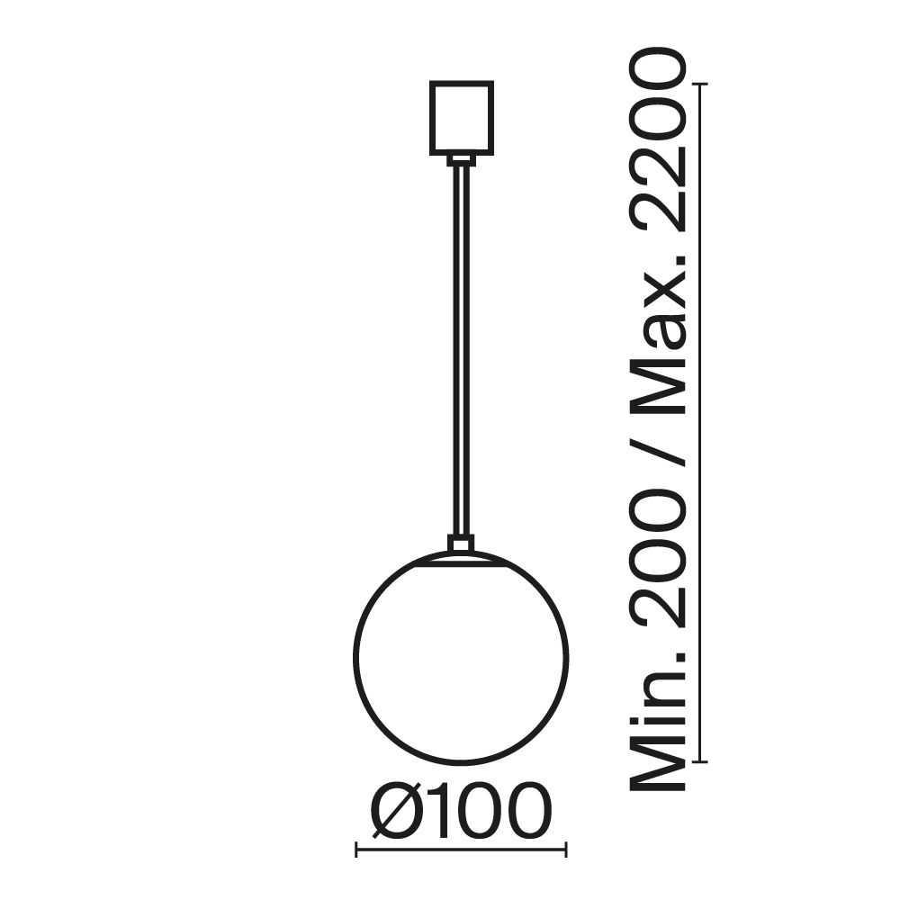 Картинка Подвесной светильник Technical P039PL-5W3K-10-B