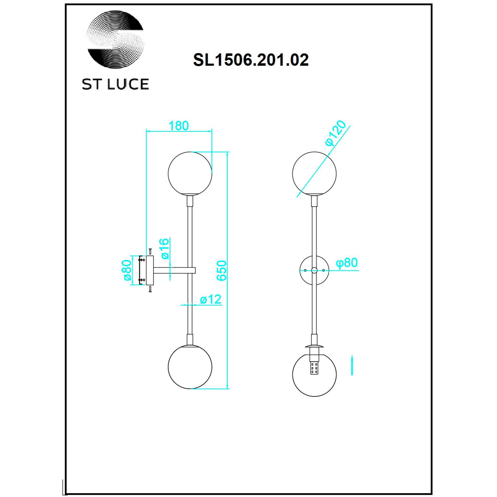 Картинка SL1506.201.02 Настенный светильник ST-Luce 