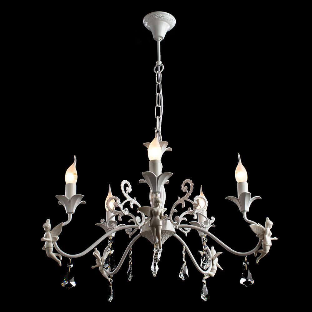 Картинка Подвесная люстра Arte Lamp Angelina A5349LM-5WH