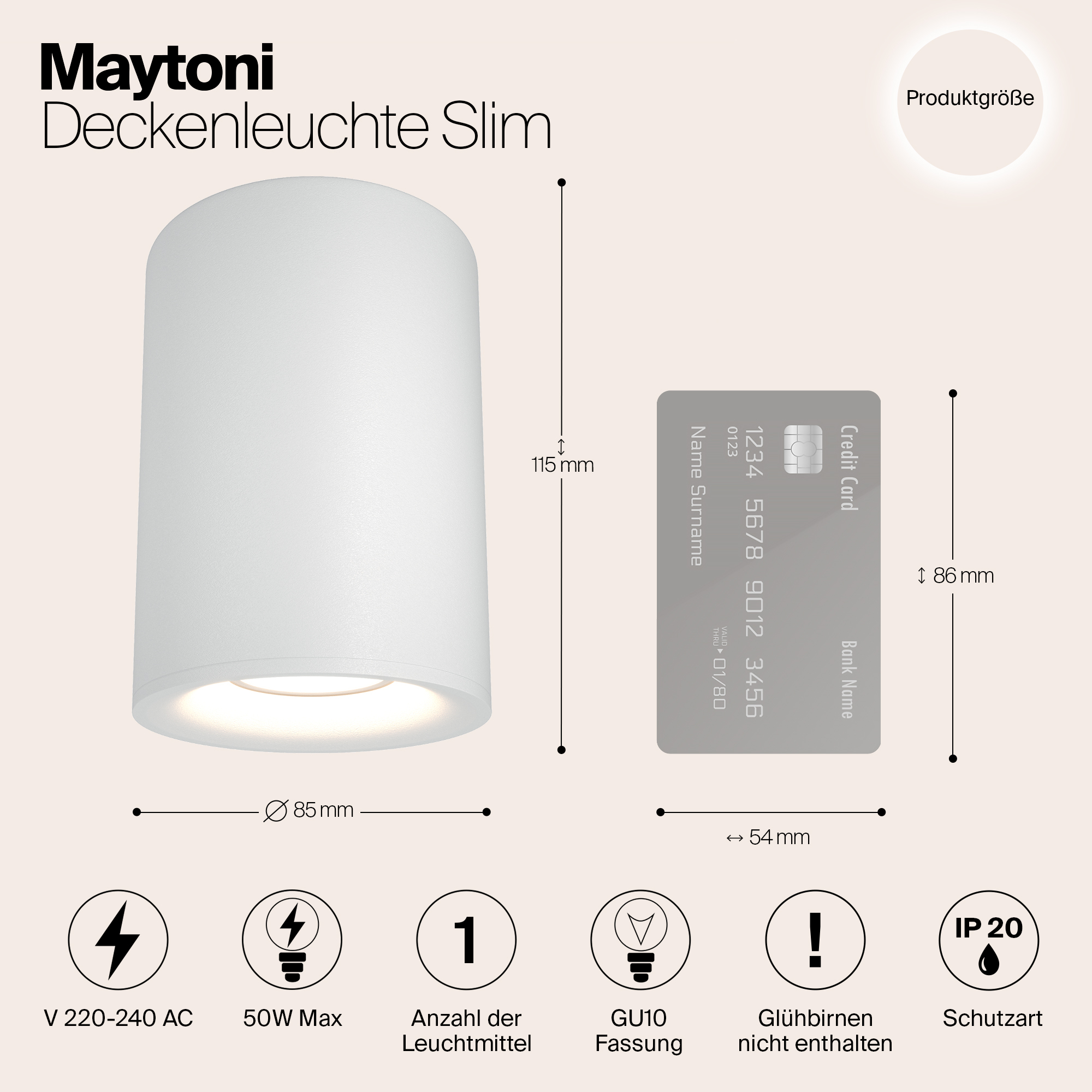 Картинка Потолочный светильник Maytoni Alfa C012CL-01W