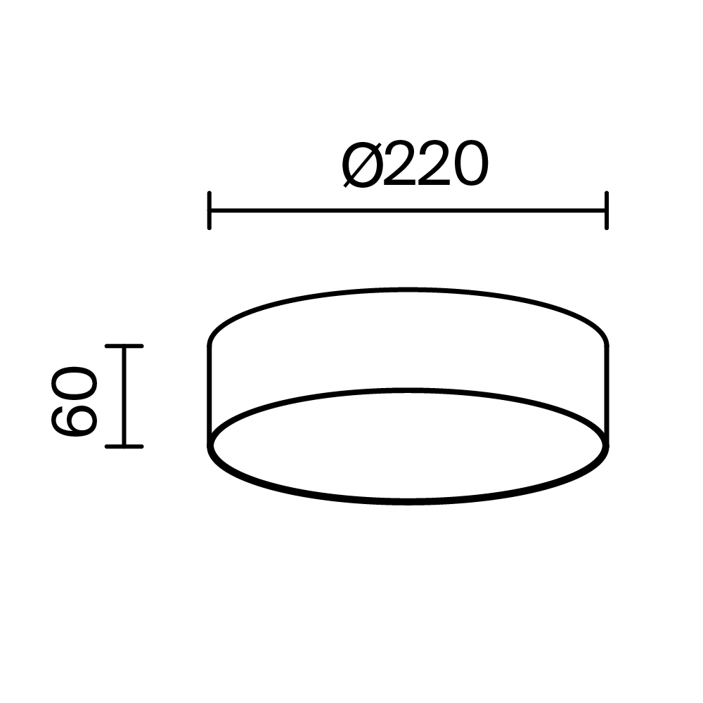Картинка Потолочный светильник Technical C032CL-24W3K-RD-B