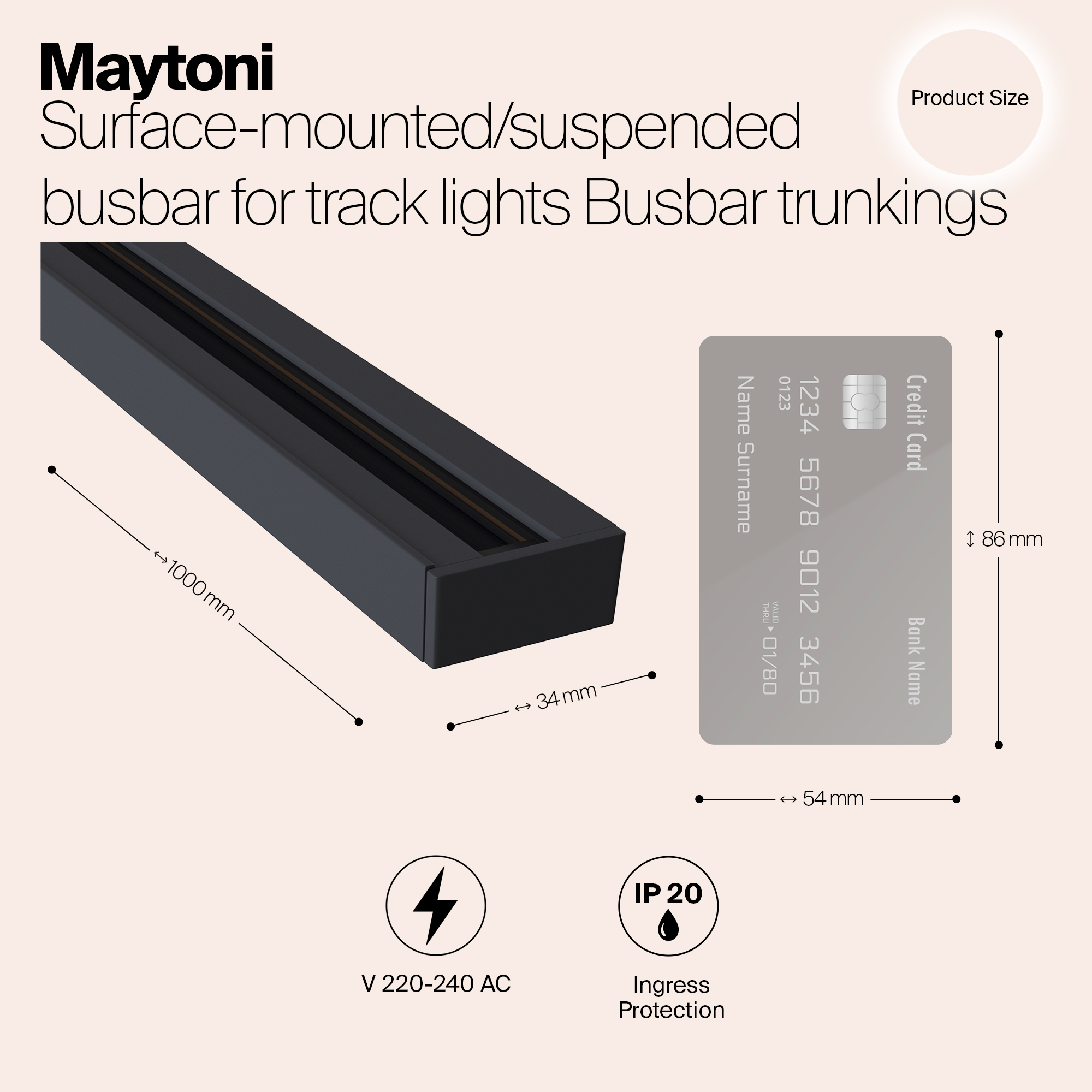 Картинка Шинопровод Maytoni Track TRX001-111B