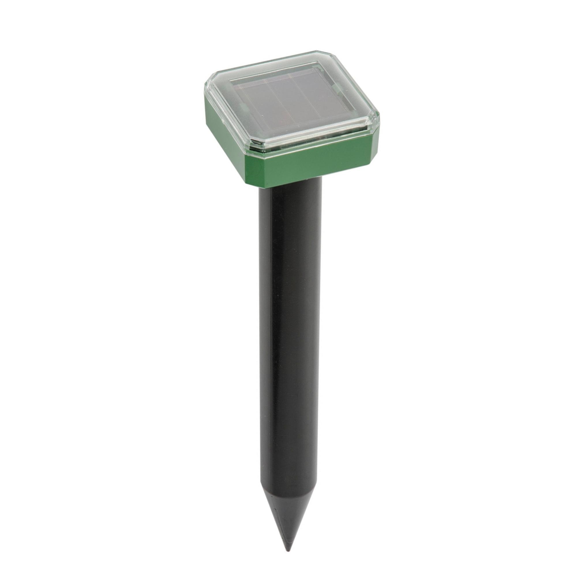UDR-S21 SOL GREEN Устройство для отпугивания кротов и змей, на солнечной батарее. Постоянная частота вибрации. Аккумулятор в/к. IP44. Зеленый. TM Unie