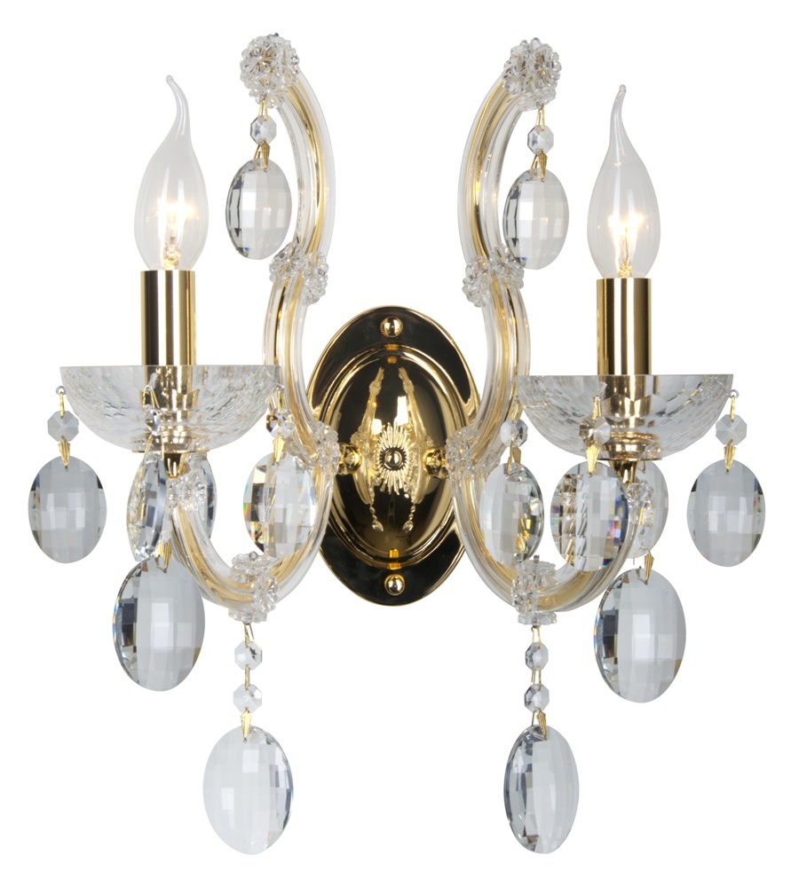 Бра Crystal Lux HOLLYWOOD AP2 GOLD Crystal Lux 2011/402