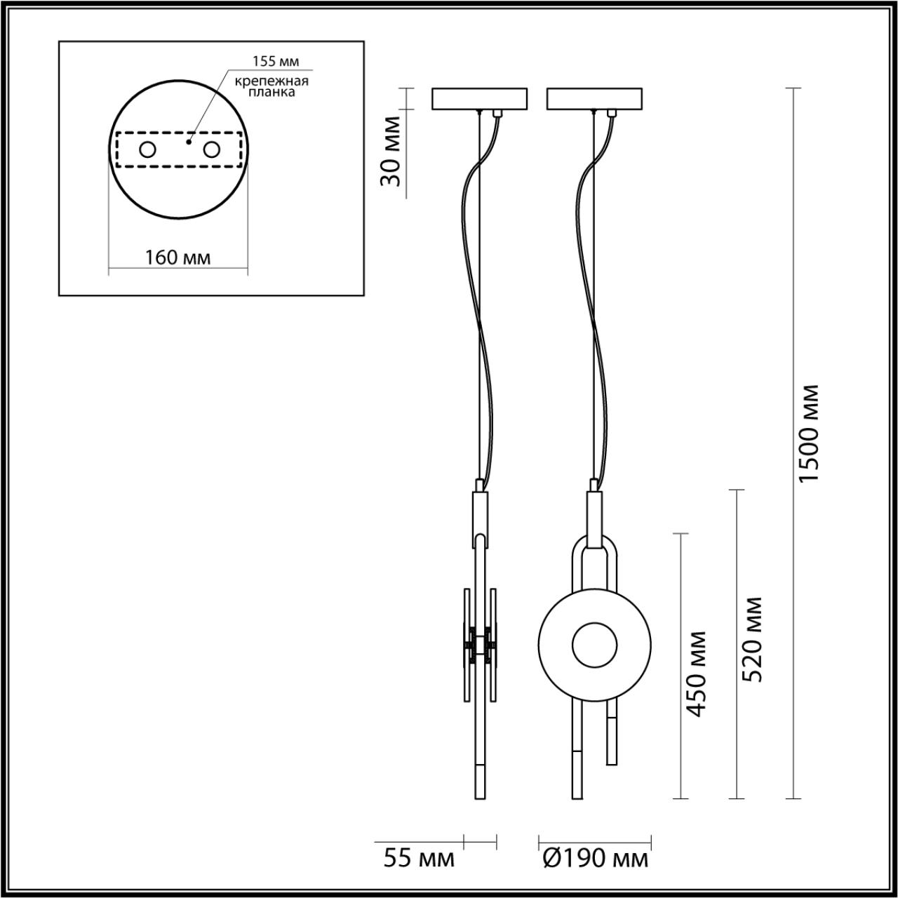 Картинка 5407/12L MODERN Odeon Light Подвесной светильник