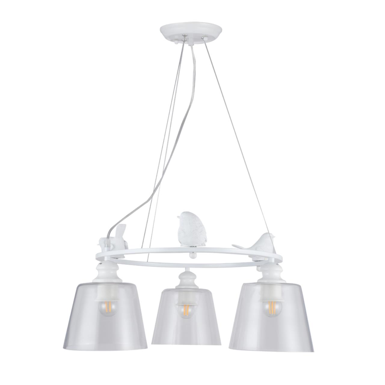 Картинка Подвесной светильник Arte Lamp Passero A4289LM-3WH