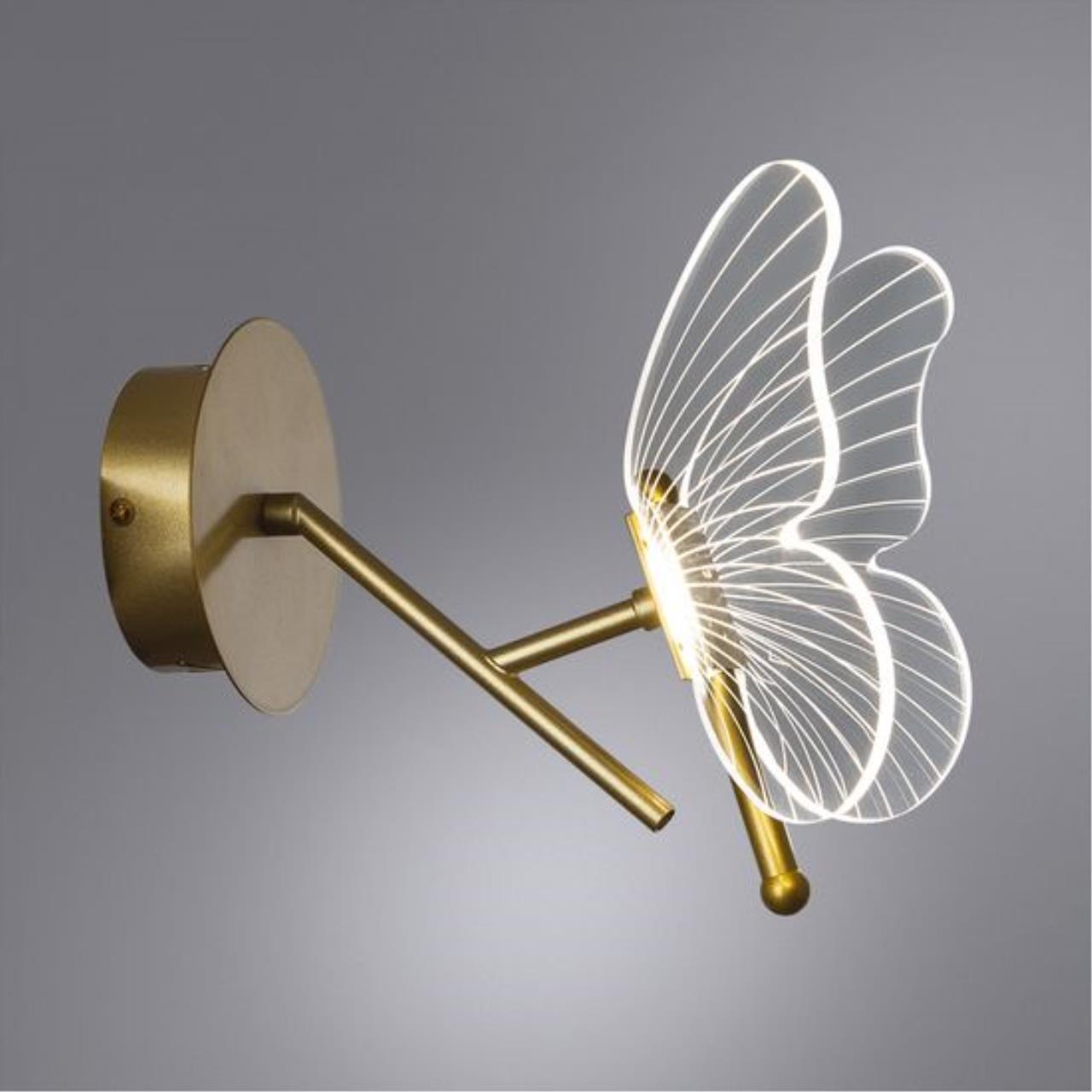 Картинка Настенный светильник Arte Lamp DARCY A2187AP-1GO