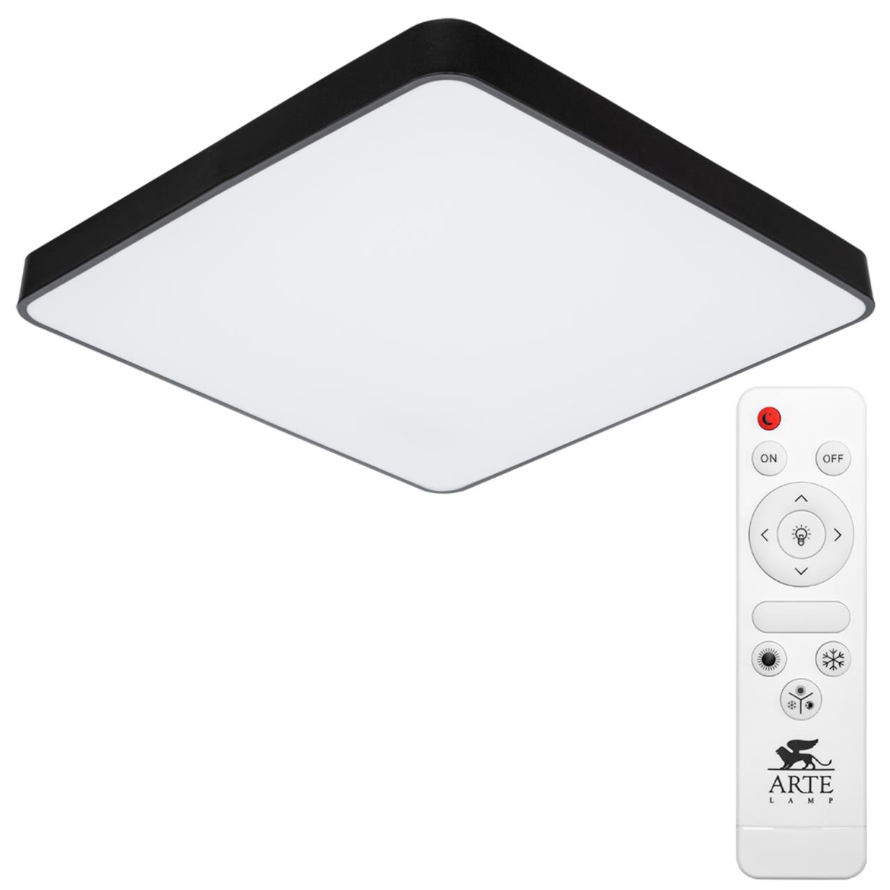 Картинка Потолочный светодиодный светильник Arte Lamp Scena A2669PL-1BK