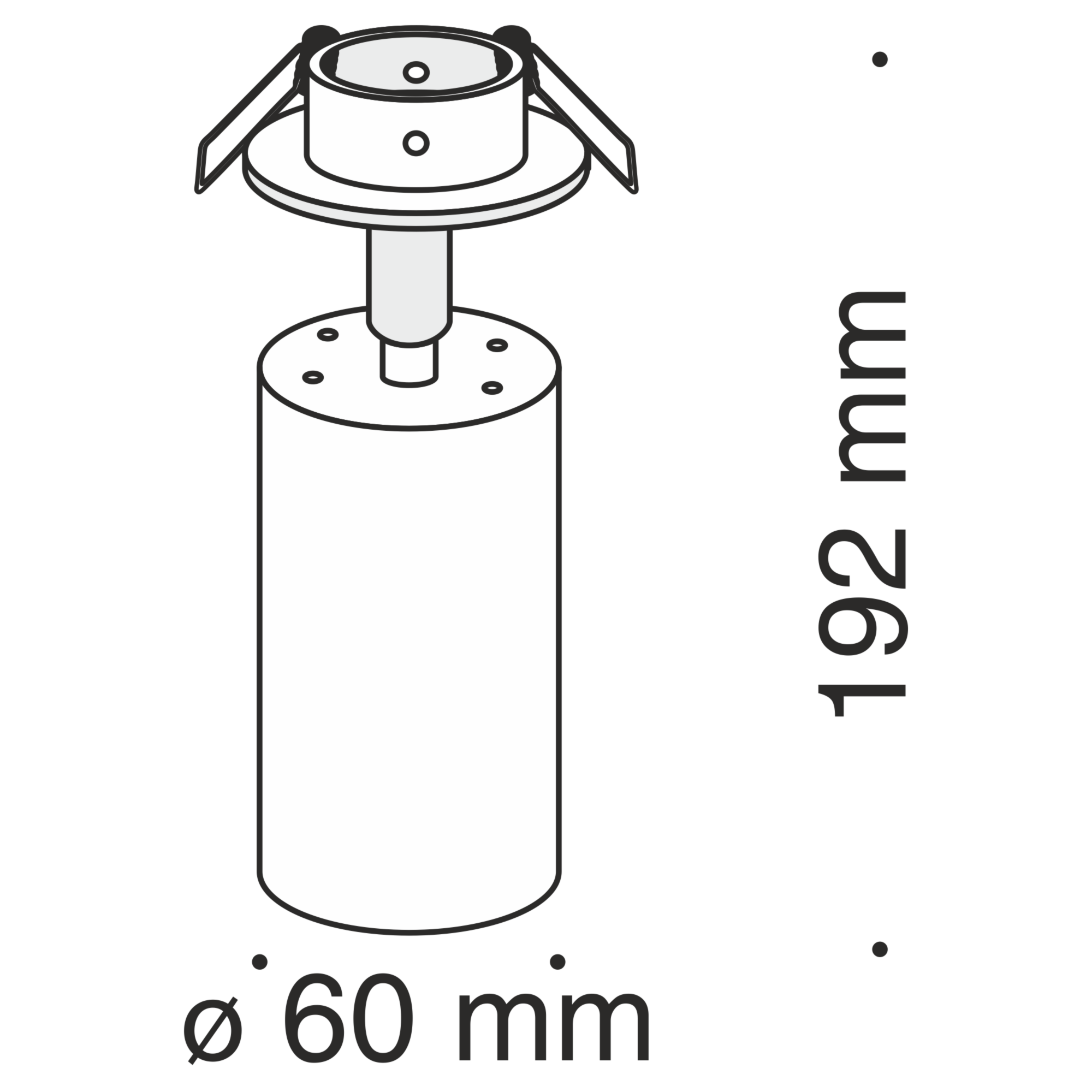 Картинка Встраиваемый спот C018CL-01B