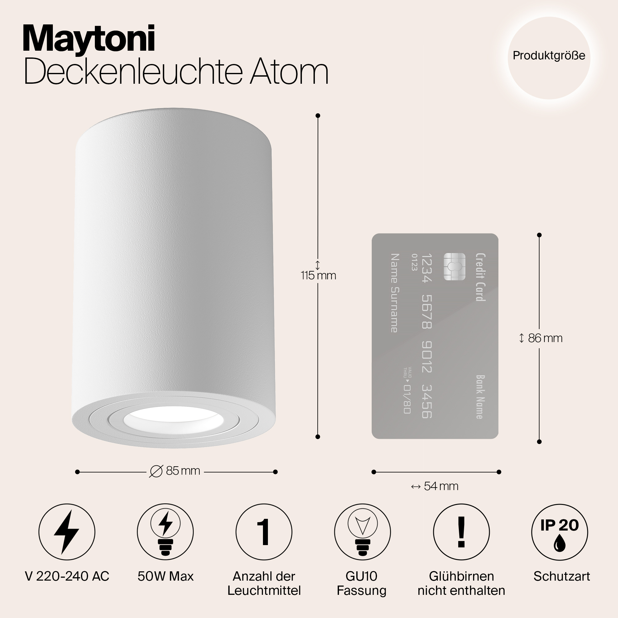 Картинка Потолочный светильник Maytoni Alfa C016CL-01W