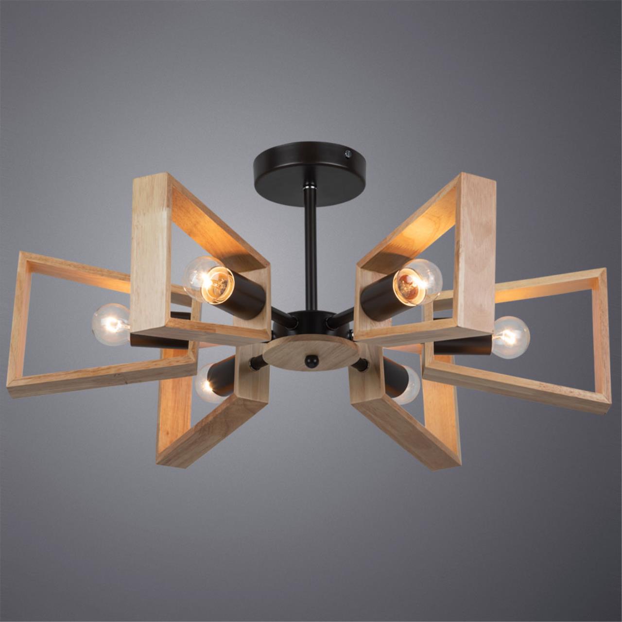 Картинка Потолочный светильник Arte Lamp Brussels A8030PL-6BK