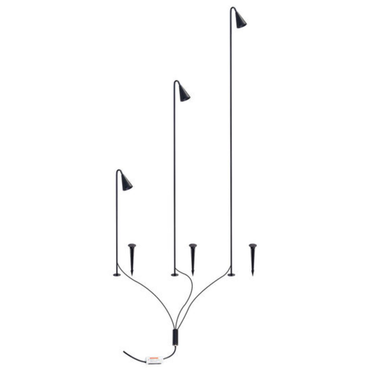 Картинка Грунтовый светильник Arte Lamp MULIPHEIN A1084PA-3BK
