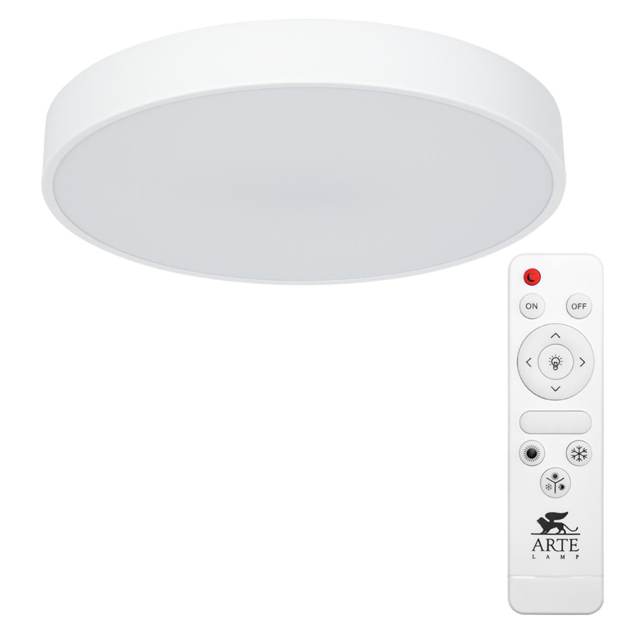 Картинка Потолочный светодиодный светильник Arte Lamp Arena A2661PL-1WH