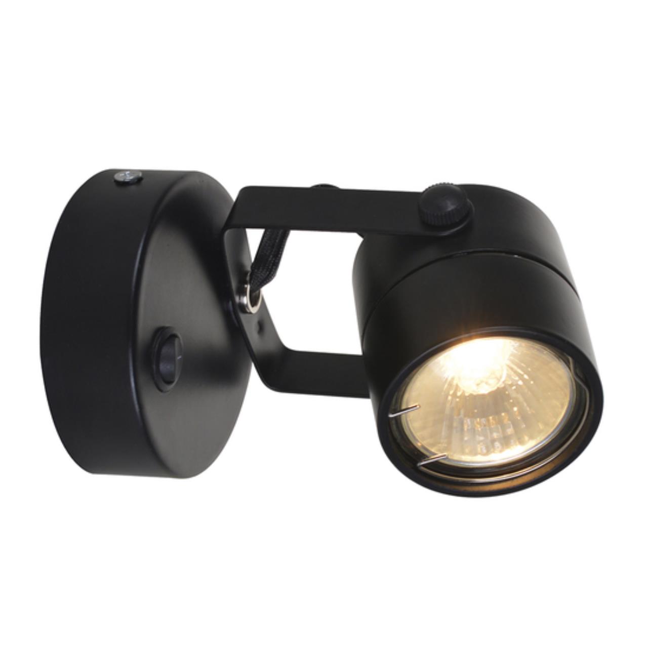 Картинка Настенный светильник Arte Lamp MIZAR A1311AP-1BK