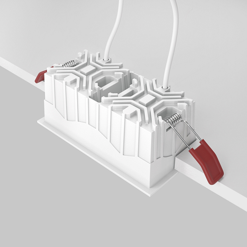 Картинка Встраиваемый светильник Technical DL043-02-10W4K-D-SQ-W