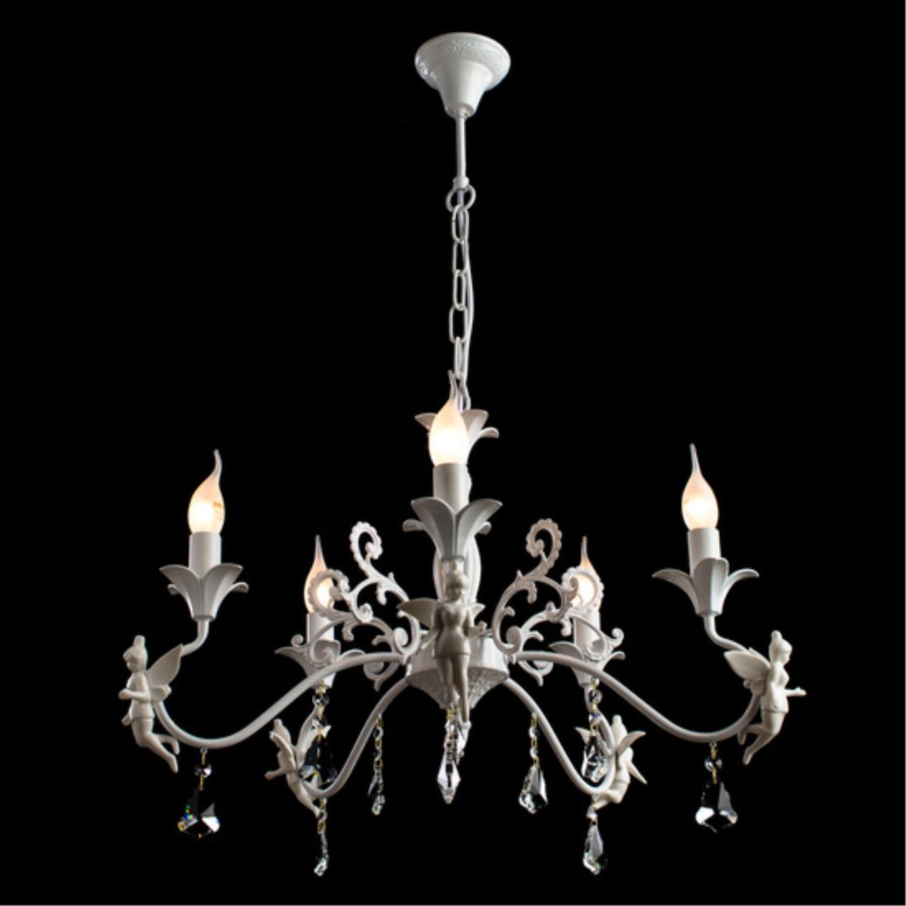 Картинка Подвесная люстра Arte Lamp Angelina A5349LM-5WH