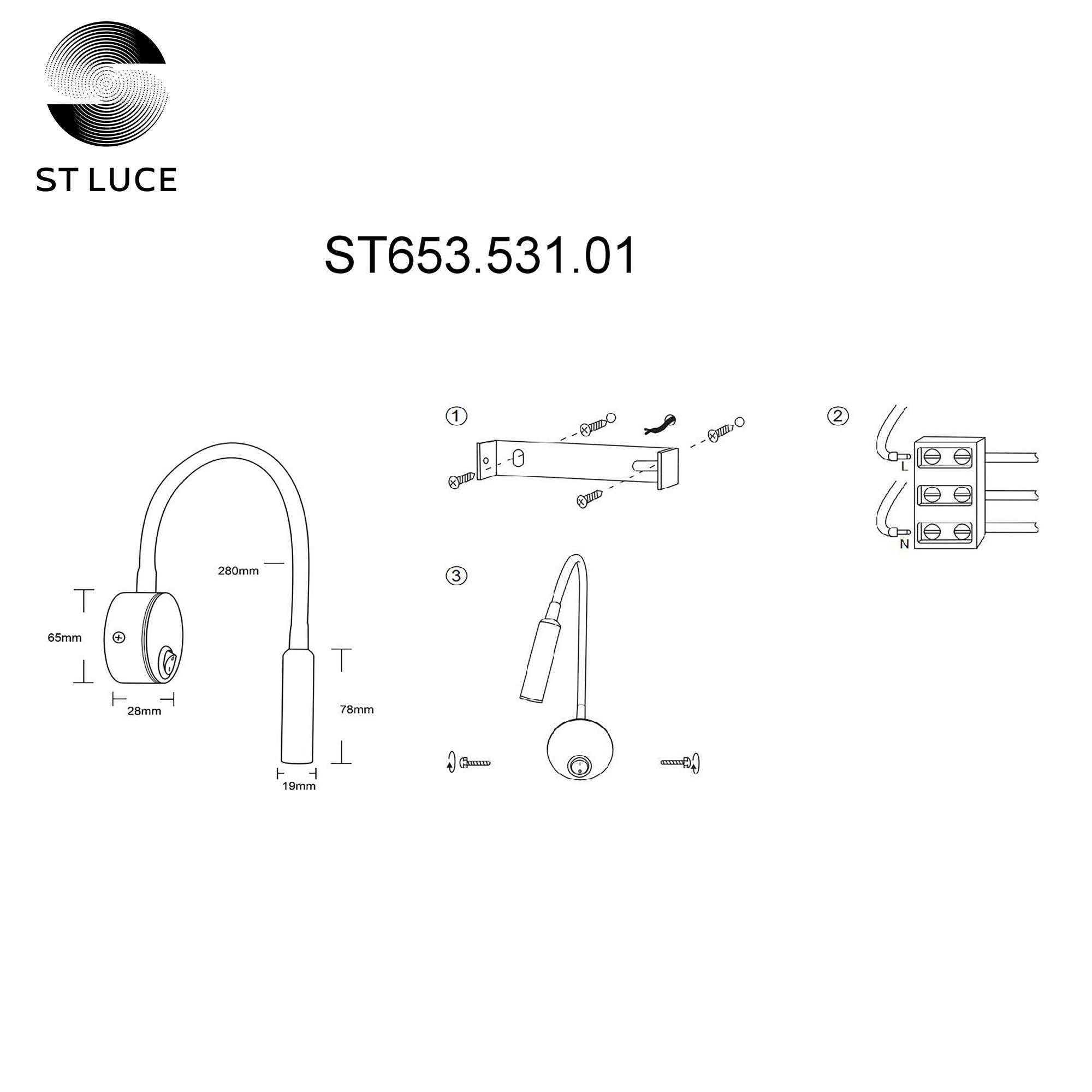 Картинка Бра ST Luce Bersone ST653.531.01