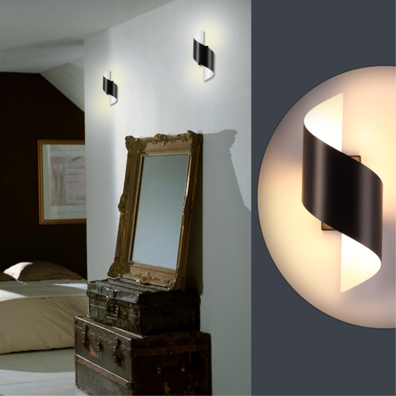 Картинка Настенный светодиодный светильник Odeon Light Hightech Boccolo 3542/5LW