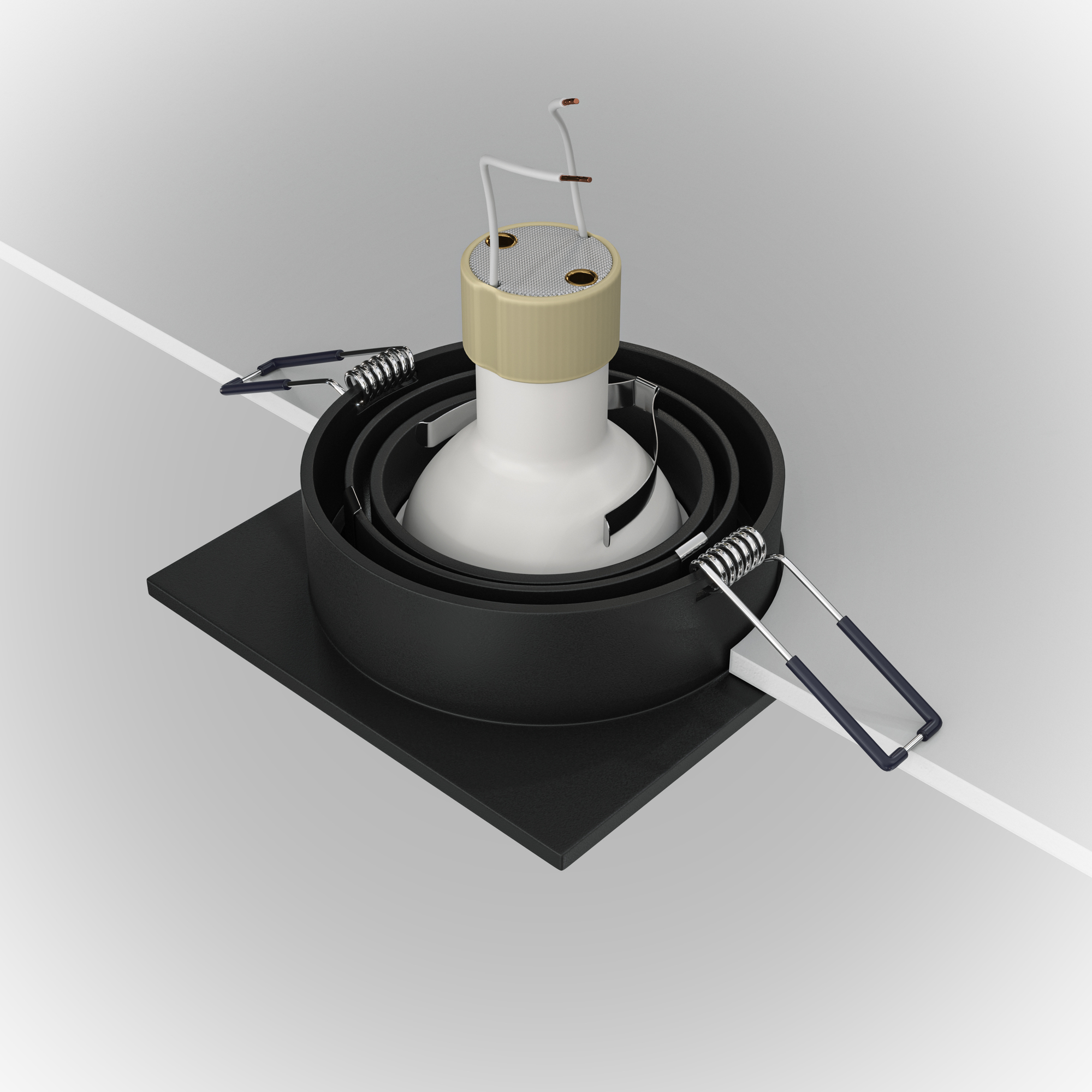 Картинка Встраиваемый светильник Maytoni Atom DL024-2-01B
