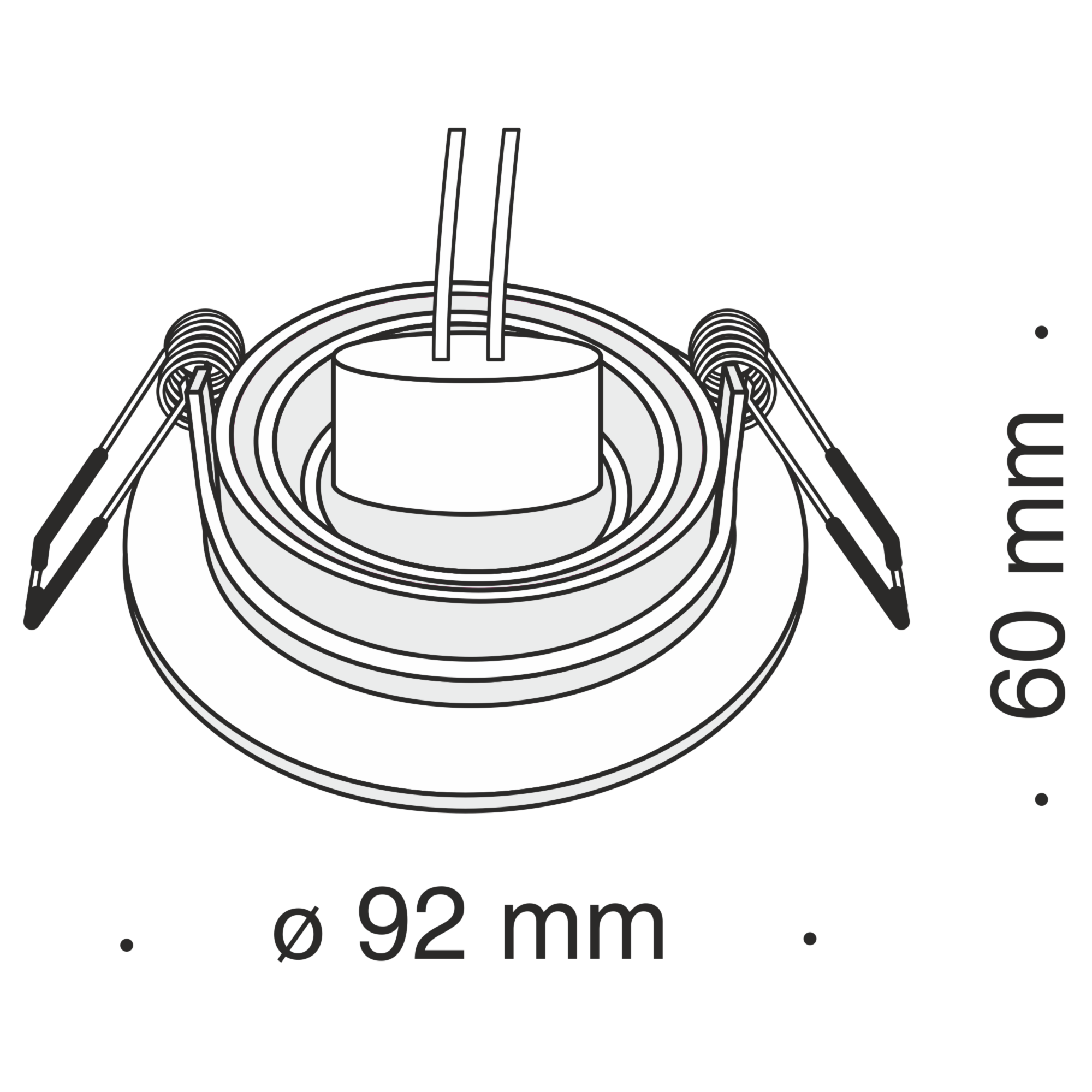 Картинка Встраиваемый светильник Maytoni Atom DL023-2-01B