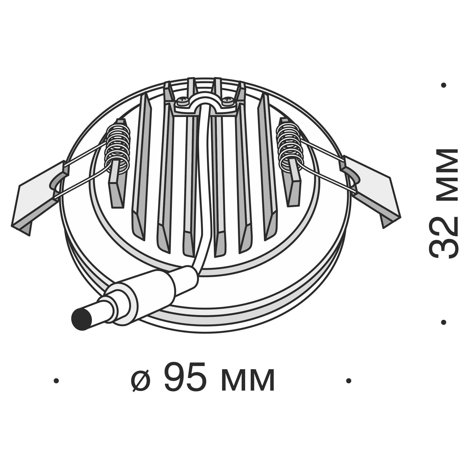 Картинка Встраиваемый светодиодный светильник Maytoni Phanton DL2001-L12W