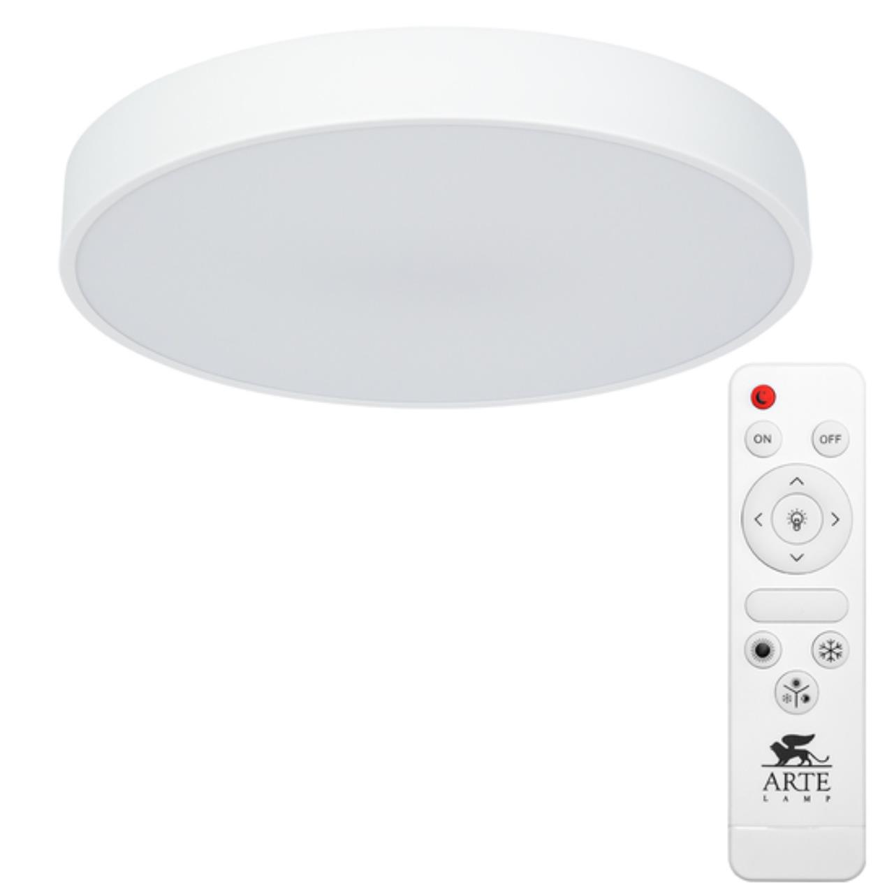 Картинка Потолочный светодиодный светильник Arte Lamp Arena A2661PL-1WH