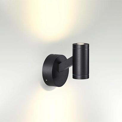 6636/6WL HIGHTECH ODL24 черный/металл/акрил Настенный светильник IP54 LED 6W 3000K 220V PRODY светильники