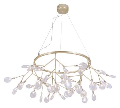 светильник подвесной crystal lux evita sp45 d gold/transparent crystal lux 1692/245d, доставка по Казахстану 
