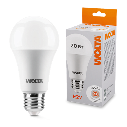 Лампа LED WOLTA 25S65BL20E27 4000K купить в Алматы svet.kz