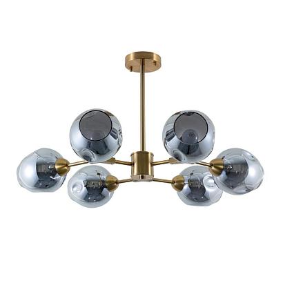потолочная люстра arte lamp yuka smoky a7759pl-6pb, доставка по Казахстану 