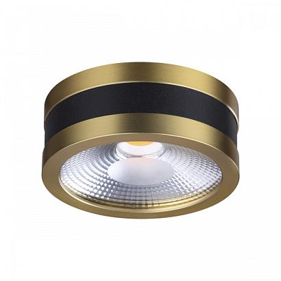 люстры 6613/7cl hightech odl23 161 черный/античная бронза/металл потолочный светильник ip20 led 7w 3000k reus, доставка по Казахстану 