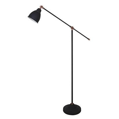 Торшер Arte Lamp Braccio A2054PN-1BK купить в Алматы svet.kz