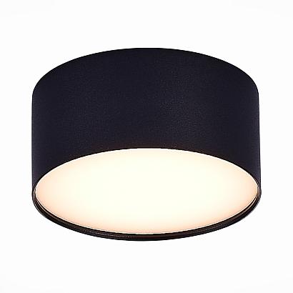 люстры st606.432.12 светильник потолочный черный led 1*12w 3000k 1 080lm ra>85 120° ip20 d120xh55 185-265v, доставка по Казахстану 